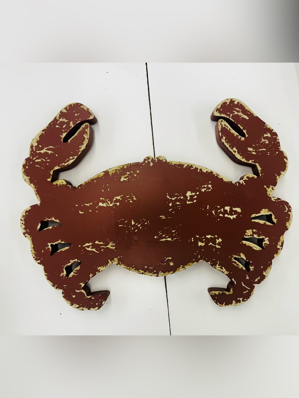 Rustic Red Crab Wall Decor - nwt